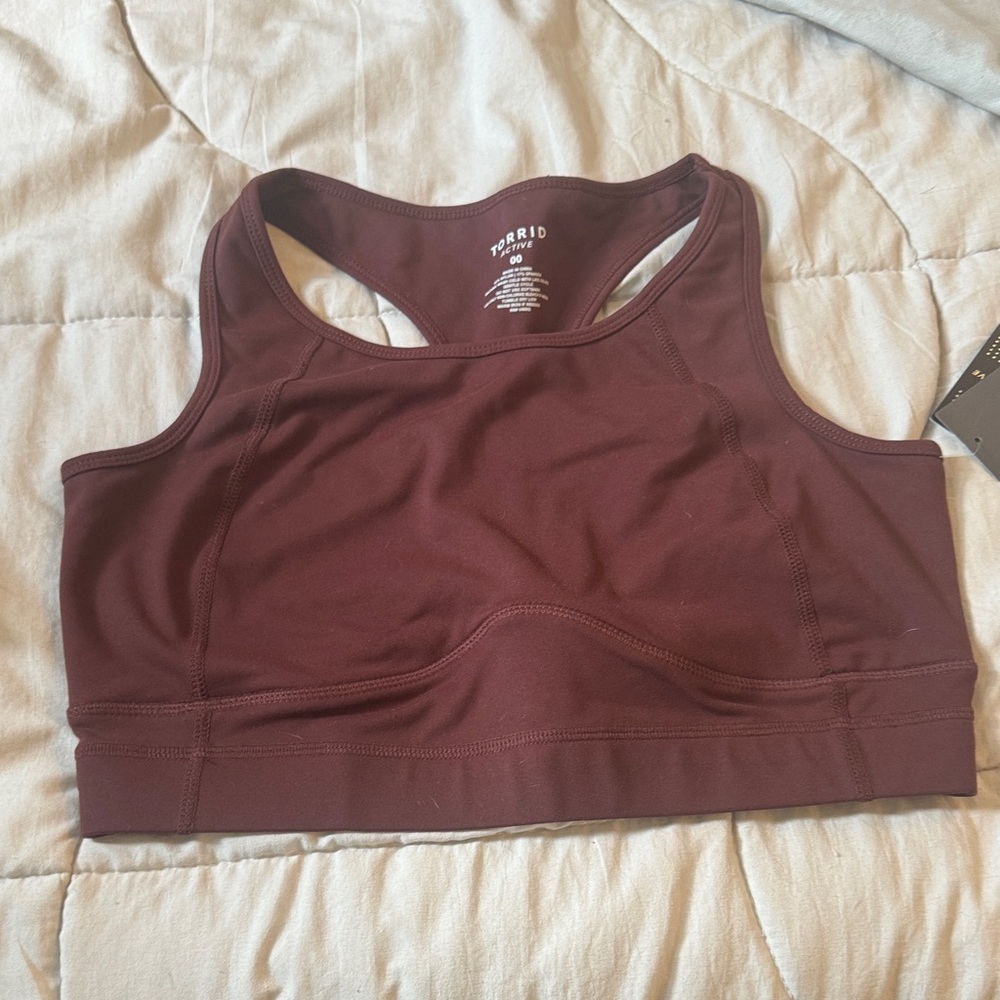 Torrid Chocolate Brown Sports Bra
